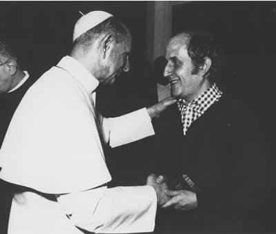 19 maggio '76: Paolo VI ed E.Olivero