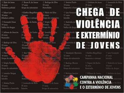 Campanha contra a violência e o extermínio de jovens