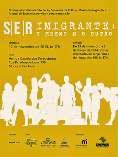 Museu da Imigração inaugura exposição ‘SER Imigrante: o mesmo e o outro’