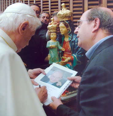 Benedetto XVI, Dom Luciano e Ernesto Olivero